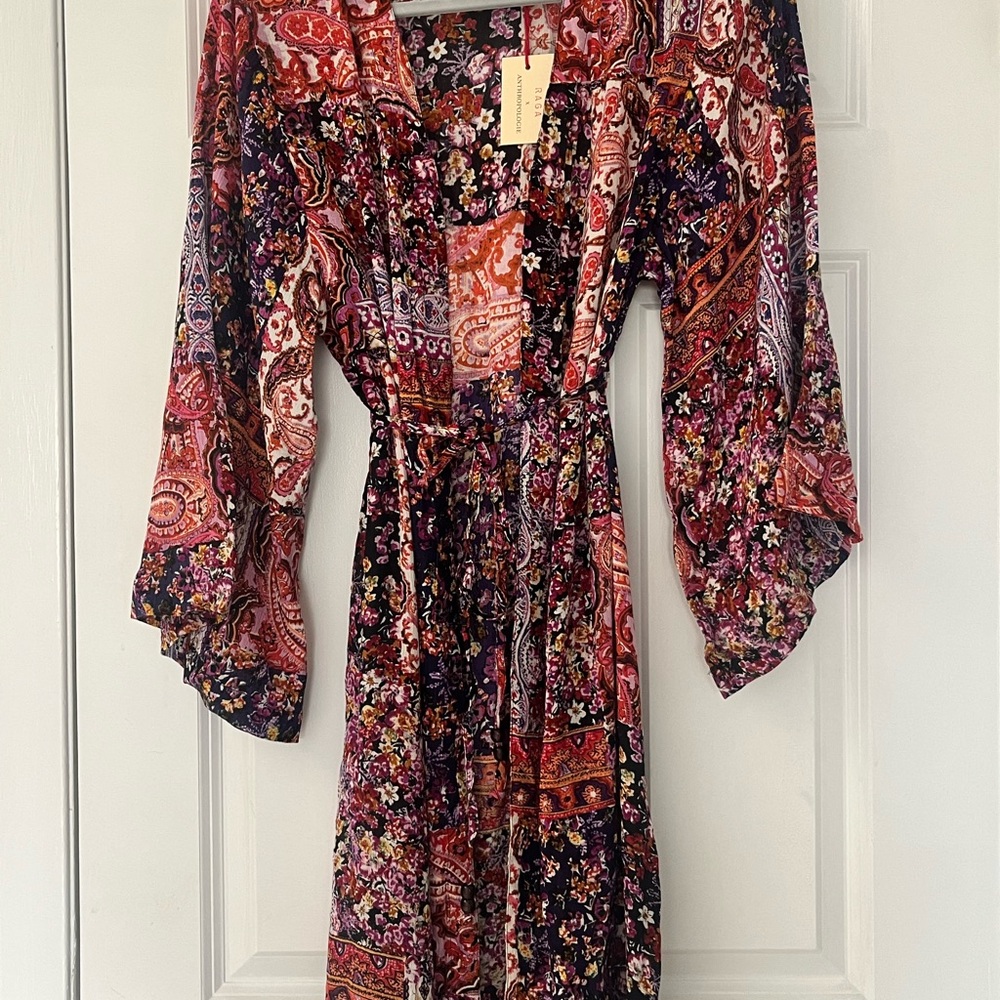 Raga Anthropology Floral Bohemian Maxi Dress